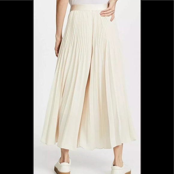 Kobi Halperin Pants Wide Leg Pleated Flare Cropped - Picture 7 of 9